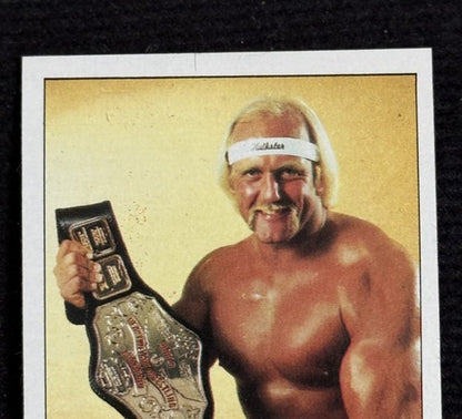 1985 TOPPS WWF  #1 HULK HOGAN ROOKIE Razor Sharp Clean Nm - Mint Pack Fresh Rc