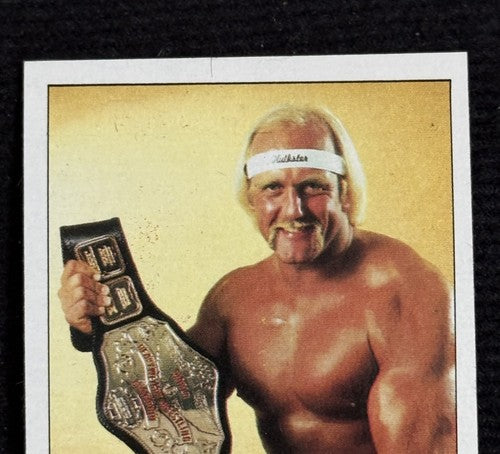 1985 TOPPS WWF  #1 HULK HOGAN ROOKIE Razor Sharp Clean Nm - Mint Pack Fresh Rc