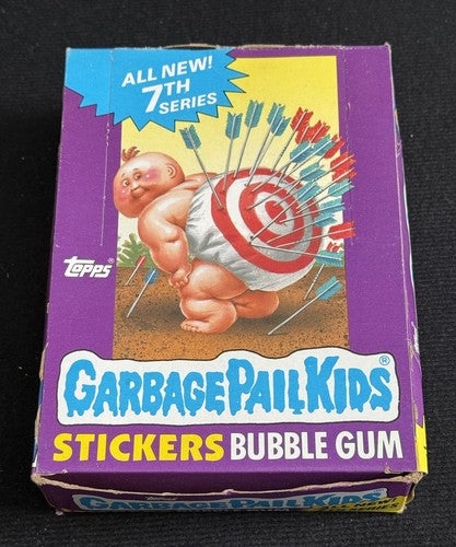 1987 Topps Garbage Pail Kids Series 7 Complete 48 Wax Pack Box GPK Crisp Clean