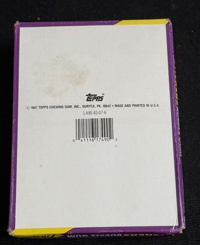 1987 Topps Garbage Pail Kids Series 7 Complete 48 Wax Pack Box GPK Crisp Clean