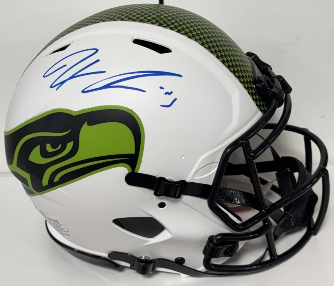 Jaxon Smith Njigba Signed Lunar Speed Authentic Helmet Seahawks Auto Fanatics