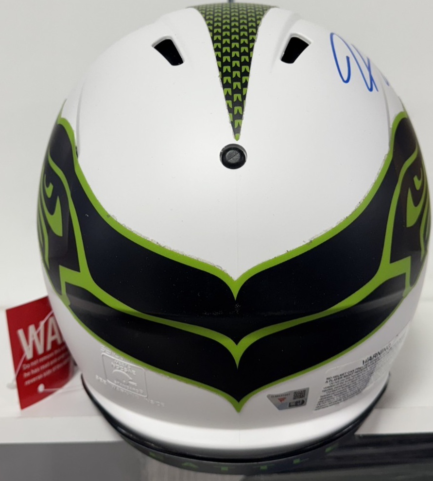 Jaxon Smith Njigba Signed Lunar Speed Authentic Helmet Seahawks Auto Fanatics