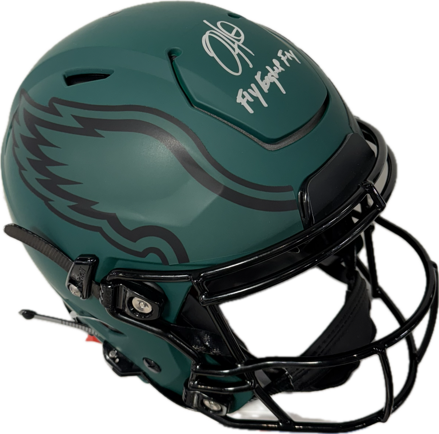 Jalen Hurts Signed Rave SpeedFlex FS Helmet Fly Eagles Fly Auto Eagles Fanatics