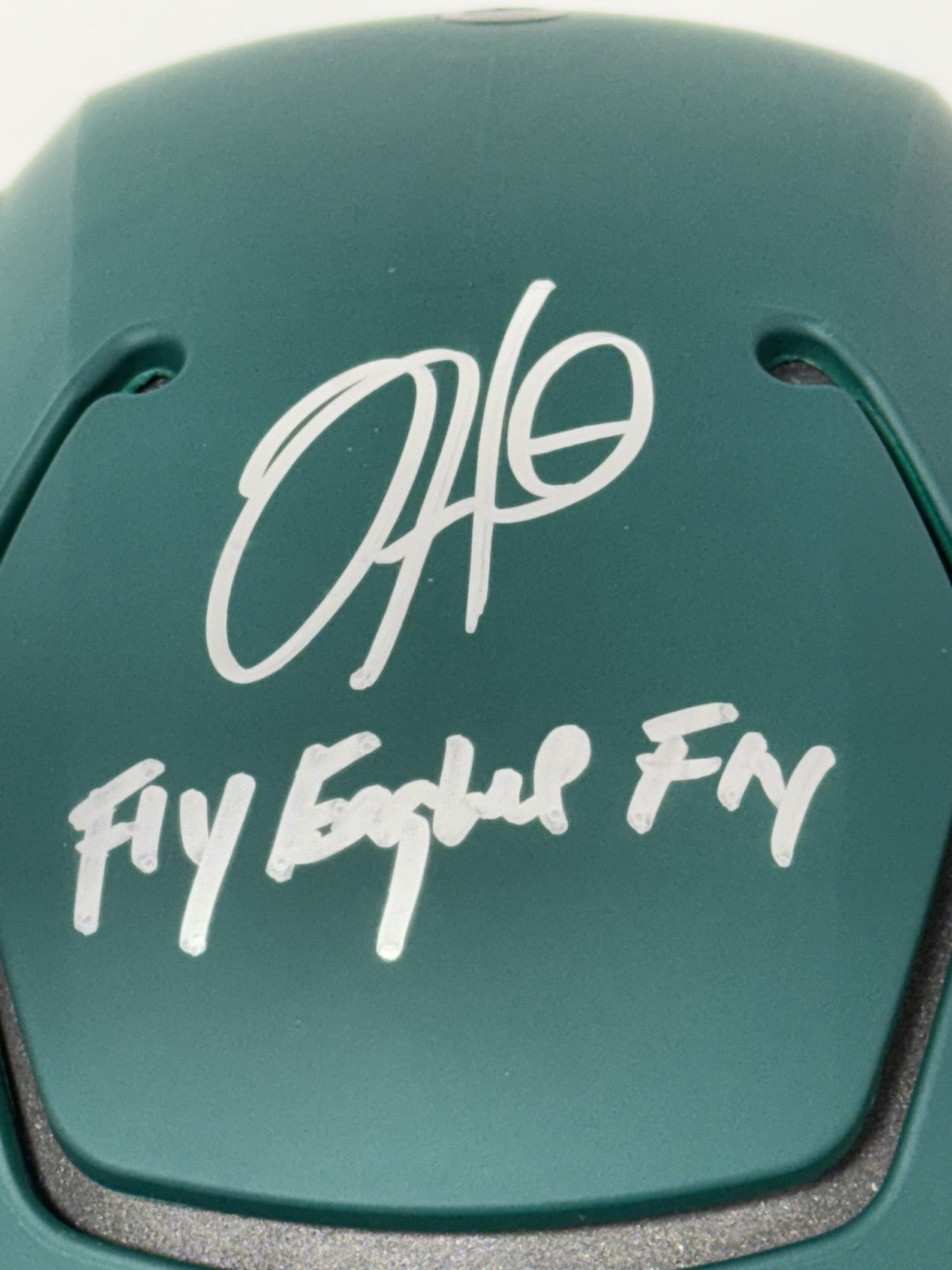 Jalen Hurts Signed Rave SpeedFlex FS Helmet Fly Eagles Fly Auto Eagles Fanatics