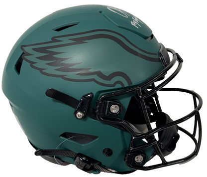 Jalen Hurts Signed Rave SpeedFlex FS Helmet Fly Eagles Fly Auto Eagles Fanatics