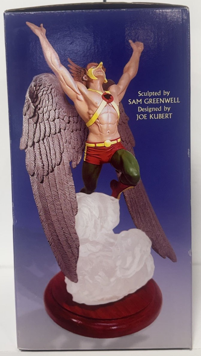 Hawkman Joe Kubert Porcelain Statue 11" Limited Edition #031/1350 DC Direct NIB