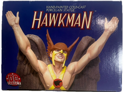 Hawkman Joe Kubert Porcelain Statue 11" Limited Edition #031/1350 DC Direct NIB