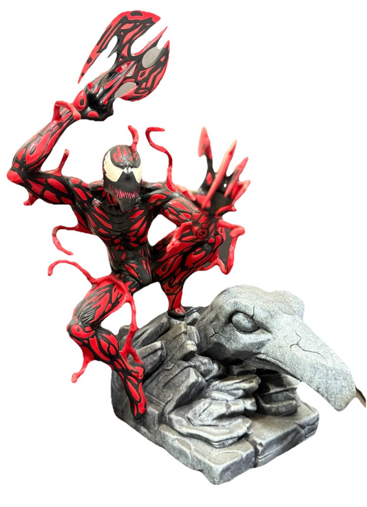 1999 ATTAKUS Marvel Comics 12" CARNAGE Eagle Rock Statue LE  /666 Mint w/ box