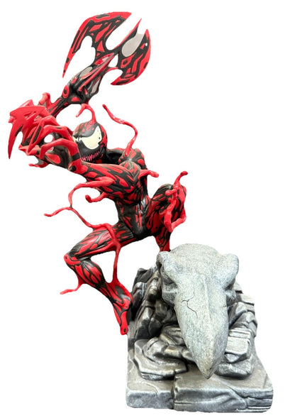 1999 ATTAKUS Marvel Comics 12" CARNAGE Eagle Rock Statue LE  /666 Mint w/ box