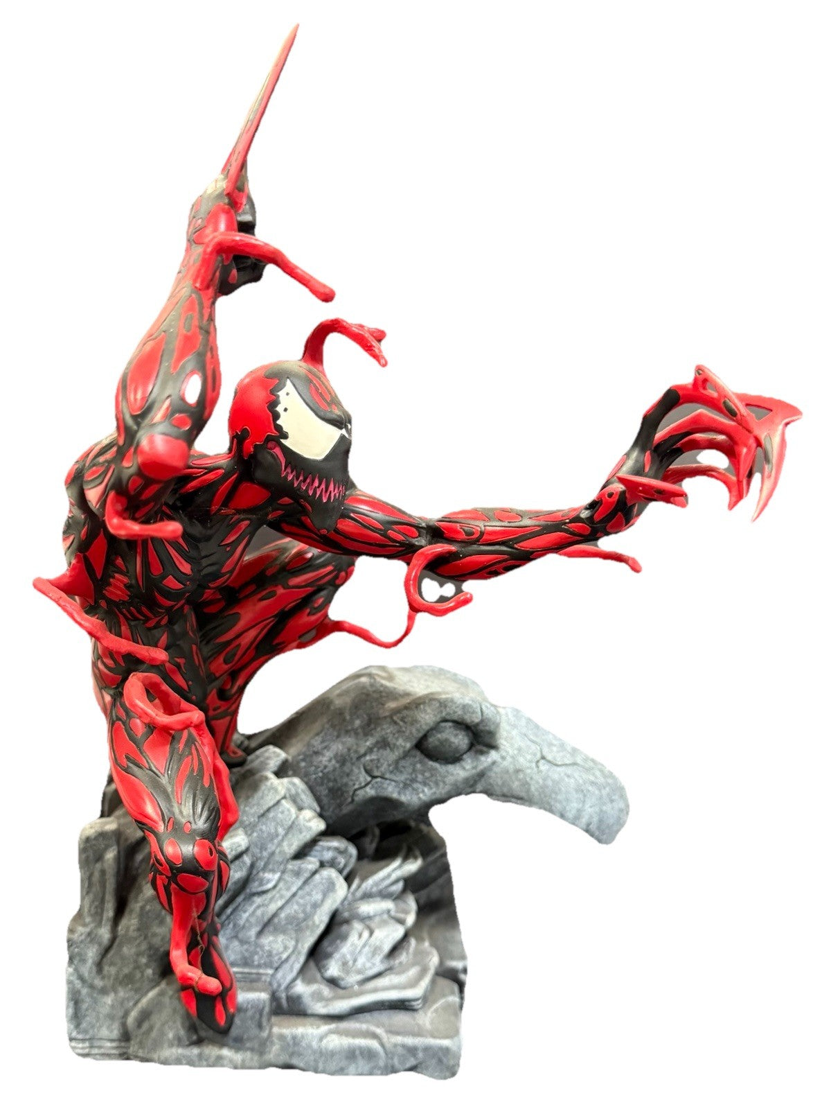 1999 ATTAKUS Marvel Comics 12" CARNAGE Eagle Rock Statue LE  /666 Mint w/ box