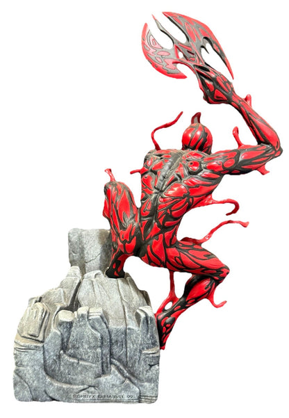 1999 ATTAKUS Marvel Comics 12" CARNAGE Eagle Rock Statue LE  /666 Mint w/ box