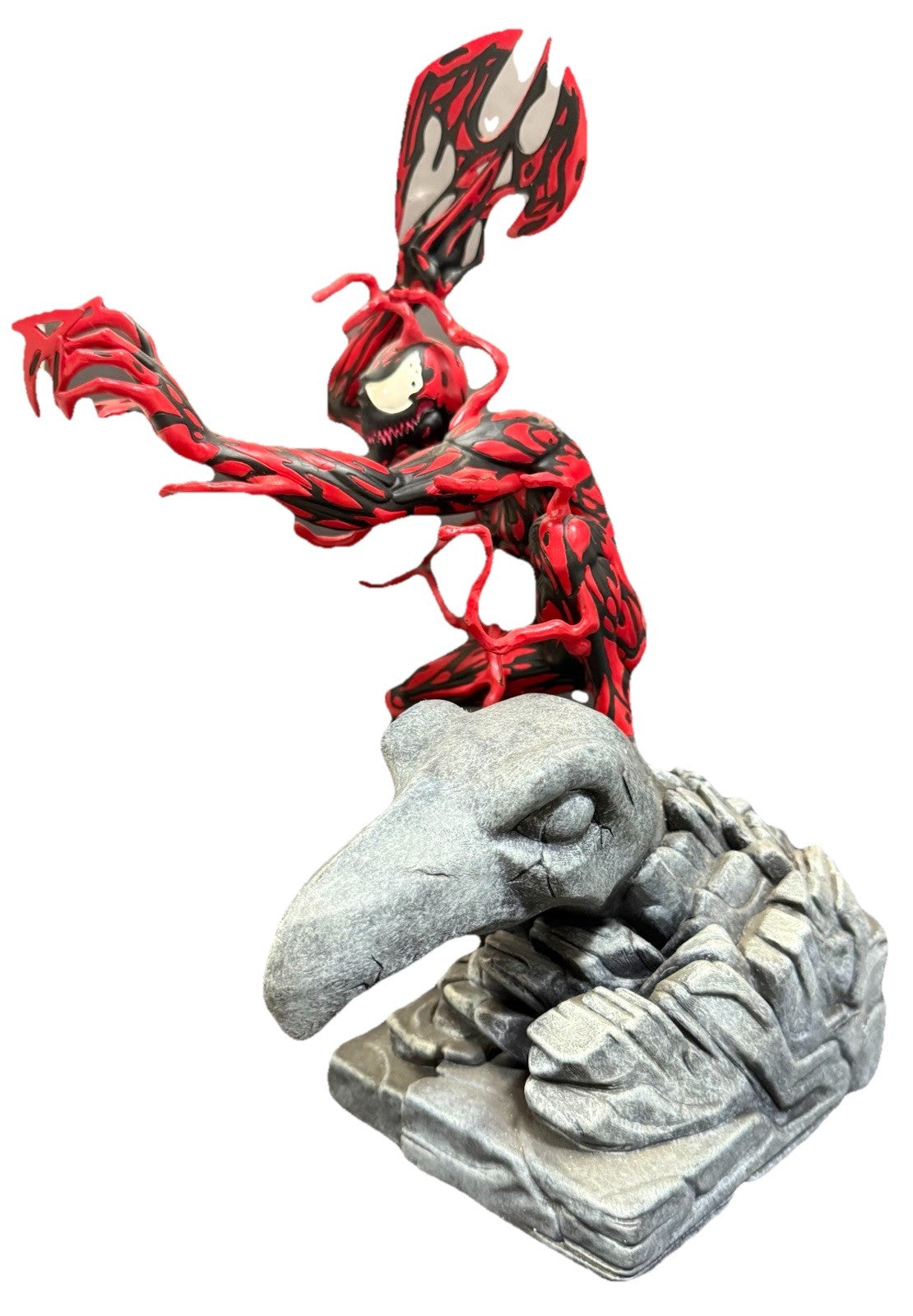1999 ATTAKUS Marvel Comics 12" CARNAGE Eagle Rock Statue LE  /666 Mint w/ box