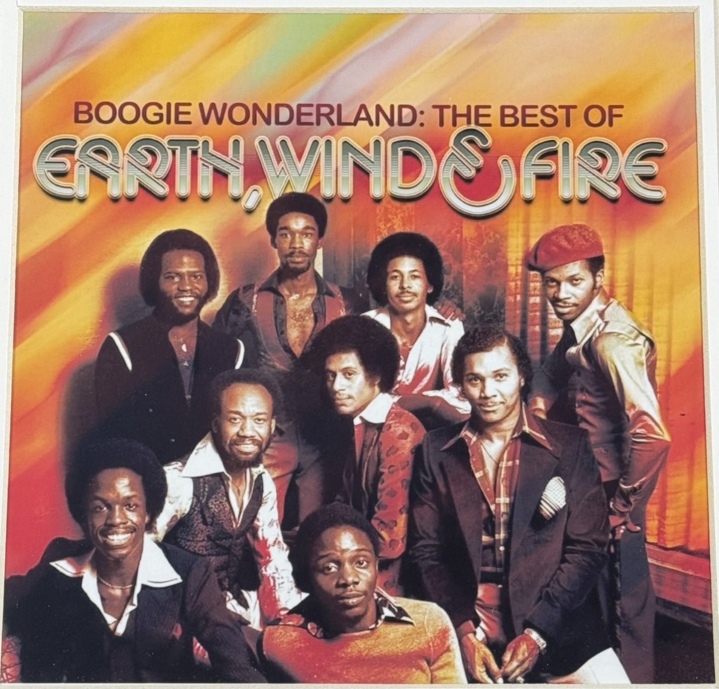 Earth Wind & Fire Boogie Wonderland Signed Sheet Music White Johnson Auto PSA