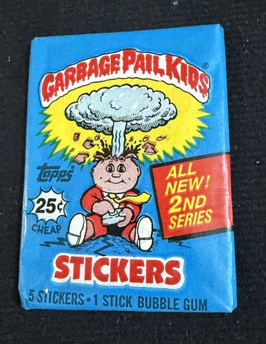 1985 Topps Garbage Pail Kids 2nd Series Sealed Wax Pack Series 2 OS2 From Box