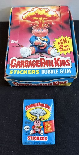 1985 Topps Garbage Pail Kids 2nd Series Sealed Wax Pack Series 2 OS2 From Box
