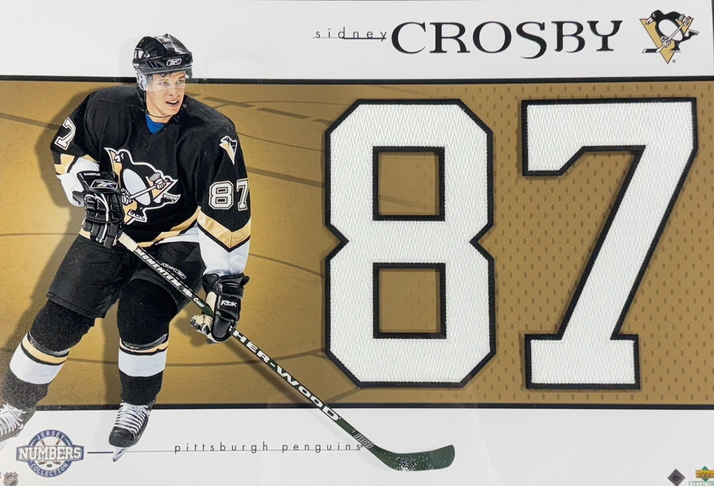 Sidney Crosby UD Jersey Number Collection 21x17 Framed Photo Pittsburgh Penguins
