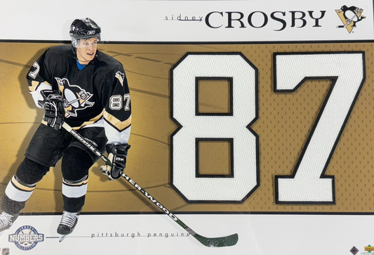 Sidney Crosby UD Jersey Number Collection 21x17 Framed Photo Pittsburgh Penguins