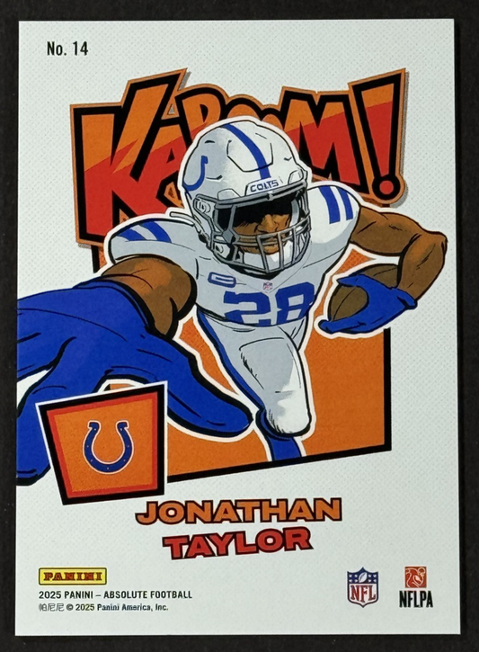 2025 Panini Absolute Kaboom! Jonathan Taylor SSP #14 Mint Indianapolis Colts