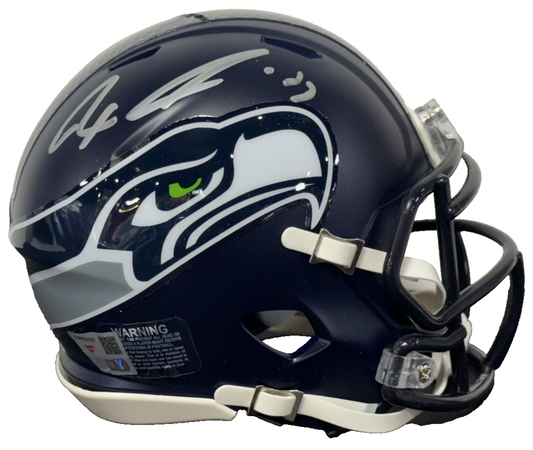 Jaxon Smith Njigba Signed Seattle Seahawks Mini Helmet Auto Fanatics COA