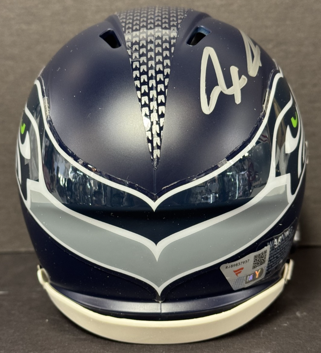 Jaxon Smith Njigba Signed Seattle Seahawks Mini Helmet Auto Fanatics COA