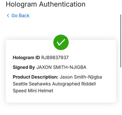 Jaxon Smith Njigba Signed Seattle Seahawks Mini Helmet Auto Fanatics COA