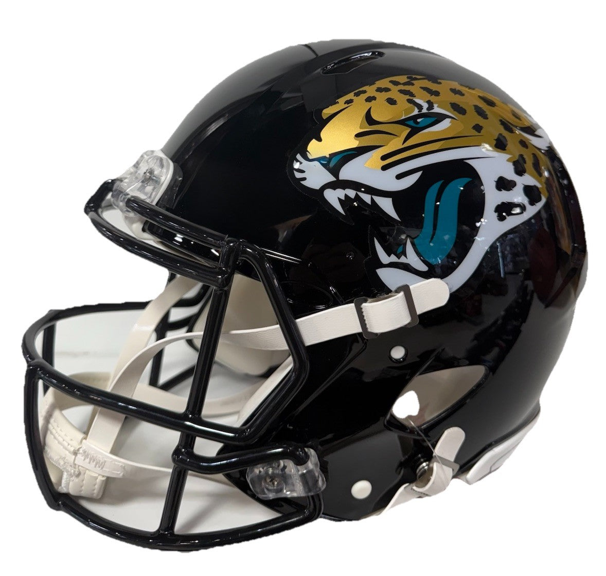 Trevor Lawrence Travis Hunter Jaguars FS Signed Speed Authentic Helmet Fanatics