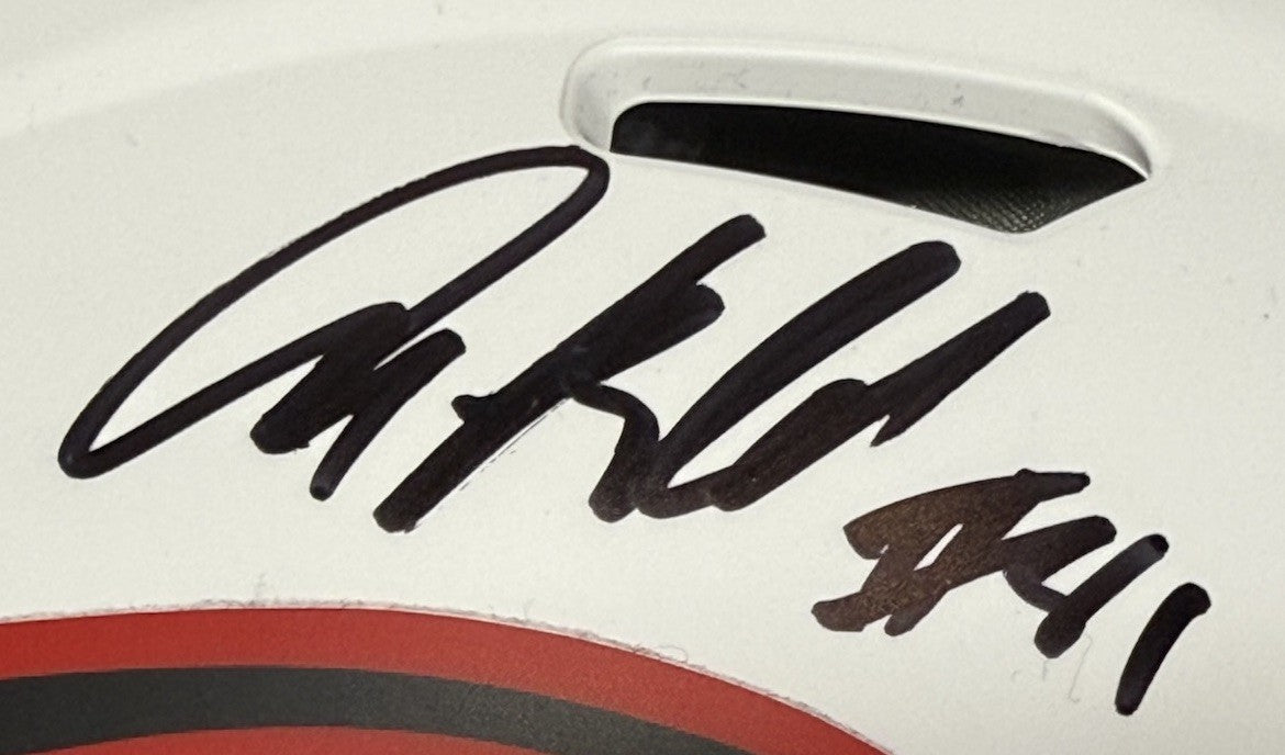 Anquan Boldin Arizona Cardinals Signed FS Speed Authentic Lunar Helmet Auto BAS