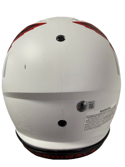 Anquan Boldin Arizona Cardinals Signed FS Speed Authentic Lunar Helmet Auto BAS