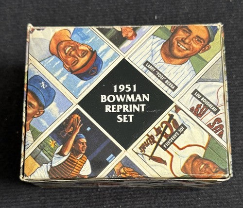 1951 Bowman Reprint 252 Card Complete Factory Set Mickey Mantle Willie Mays Rc