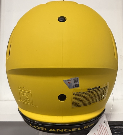 Aaron Donald Signed Rave Speed Authentic Helmet LA Rams Auto Fanatics SB Champ