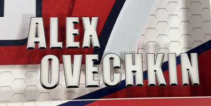 Alex Ovechkin Signed Capitals Jersey 895G ins Framed LED Shadowbox Auto Fanatics