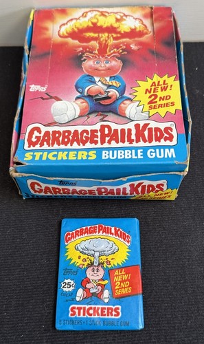 1985 Topps Garbage Pail Kids 2nd Series Sealed Wax Pack Series 2 OS2 From Box