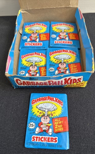 1985 Topps Garbage Pail Kids 2nd Series Sealed Wax Pack Series 2 OS2 From Box