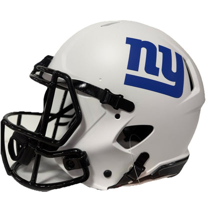 Michael Strahan Signed FS Lunar Speed Authentic Helmet NY Giants Auto BAS COA