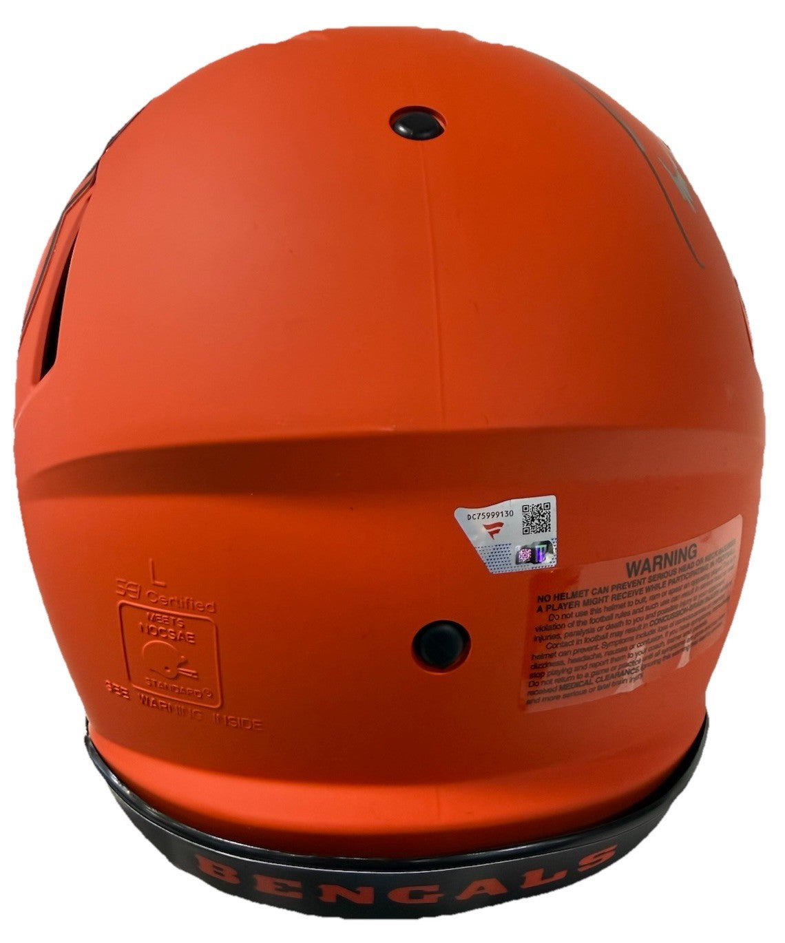 Chase Brown Cincinnati Bengals Signed Rave Speed Authentic Helmet Auto Fanatics