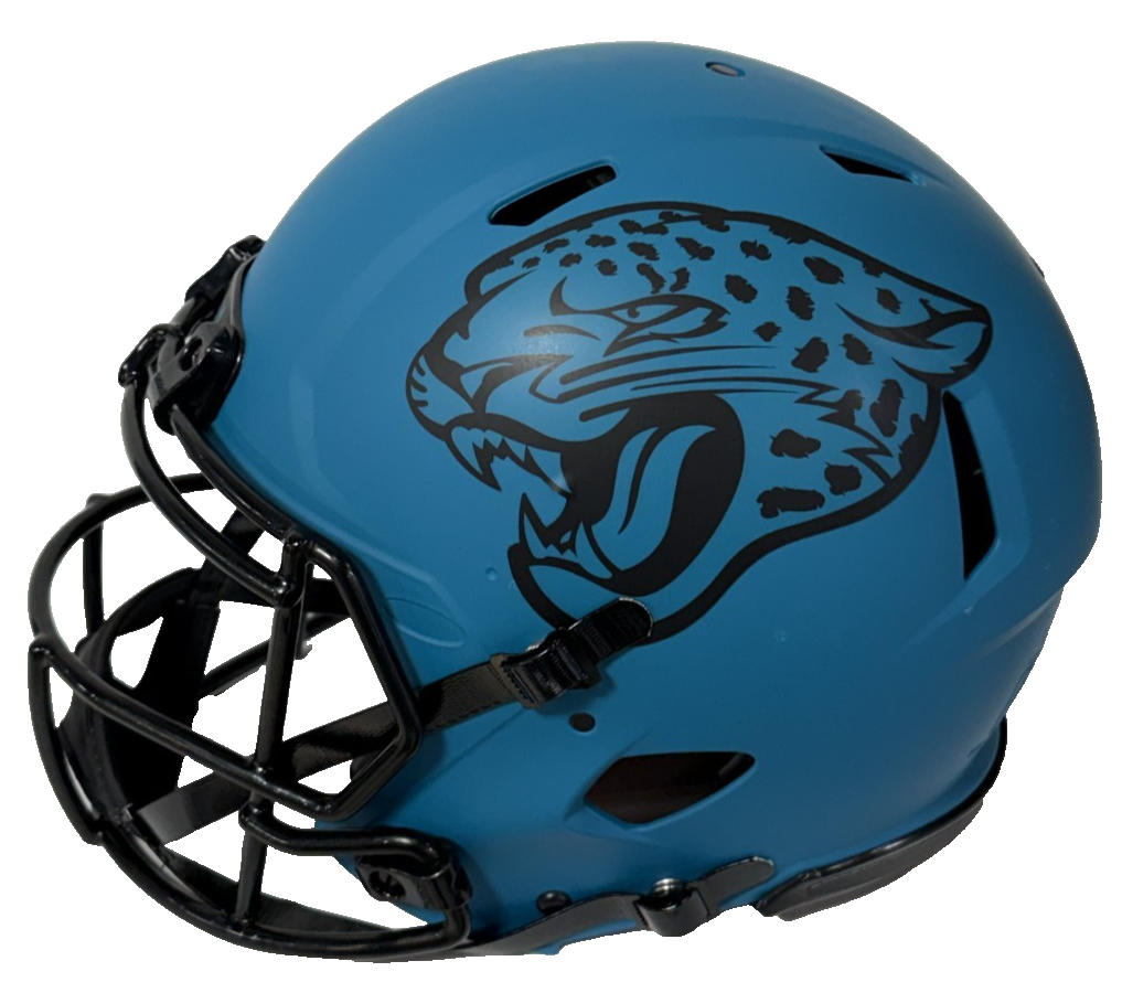 Trevor Lawrence Signed Rave Speed Authentic Jaguars Helmet #1 Pick Auto Fanatics