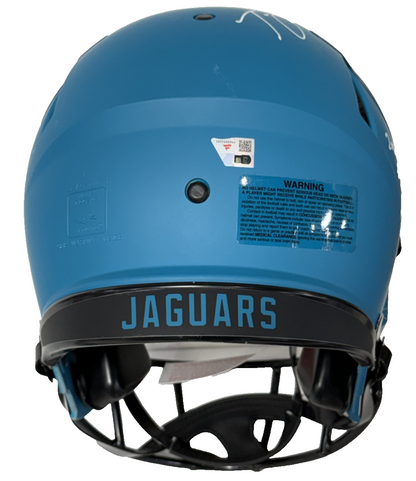 Trevor Lawrence Signed Rave Speed Authentic Jaguars Helmet #1 Pick Auto Fanatics