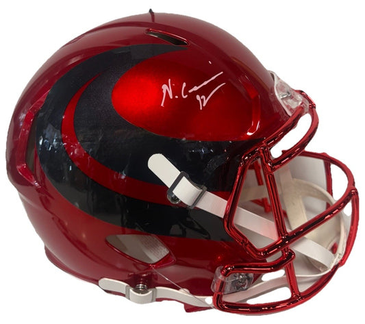 Nico Collins Houston Texans Signed FS Alternate Speed Authentic Helmet Auto BAS