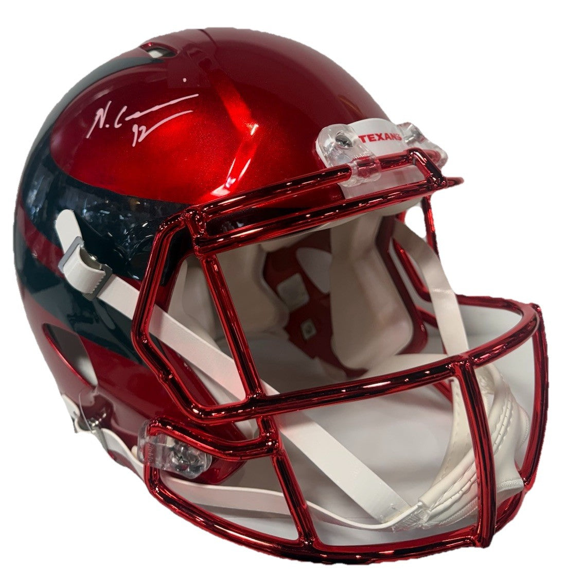 Nico Collins Houston Texans Signed FS Alternate Speed Authentic Helmet Auto BAS