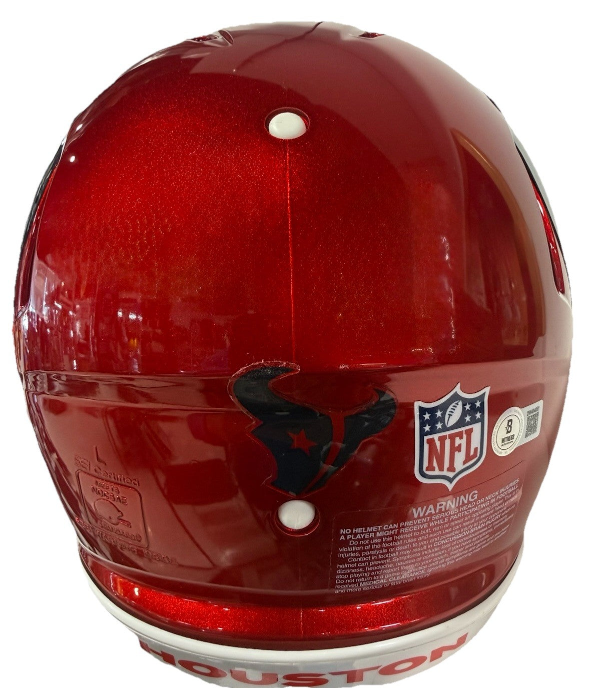 Nico Collins Houston Texans Signed FS Alternate Speed Authentic Helmet Auto BAS