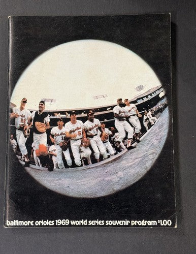 1969 World Series Baseball Program New York Mets @ Baltimore Orioles Unscored