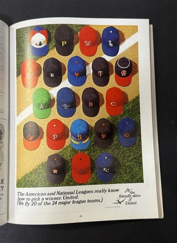 1969 World Series Baseball Program New York Mets @ Baltimore Orioles Unscored