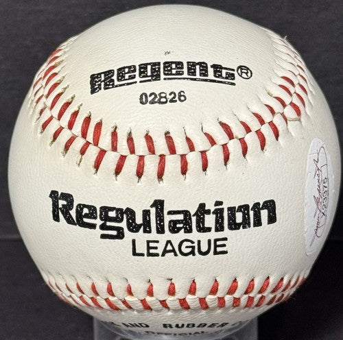 Mickey Mantle Signed Official Regent Baseball NY Yankees Auto Jsa HOF