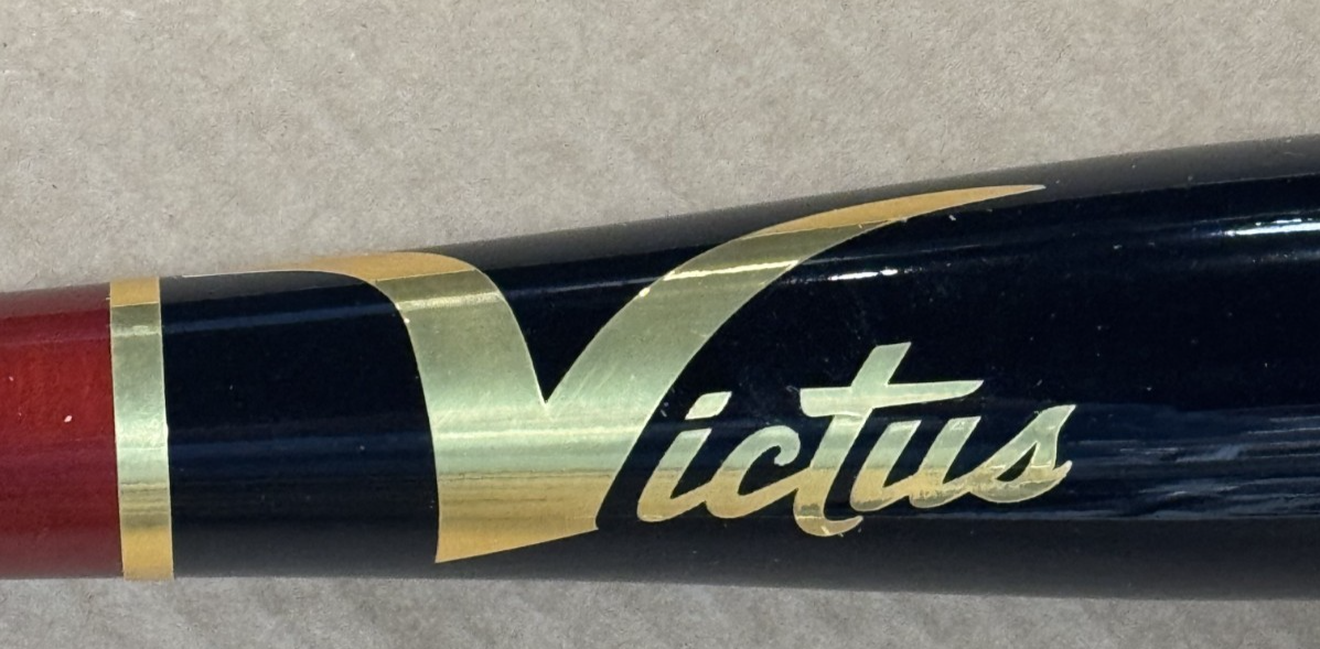Harrison Bader Signed Victus Game Model Bat Auto MLB Holo COA SF Giants