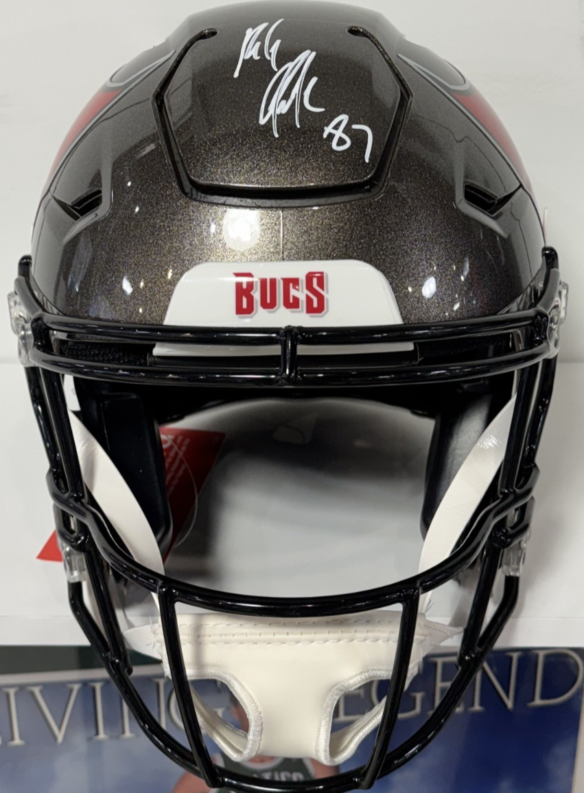 Rob Gronkowski Signed Speed Flex Authentic Helmet Tampa Bay Buccaneers Auto BAS