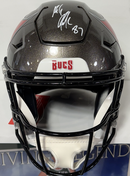 Rob Gronkowski Signed Speed Flex Authentic Helmet Tampa Bay Buccaneers Auto BAS