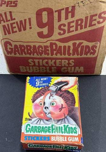 1987 Garbage Pail Kids Series 9 Box 48 Sealed Wax Packs From  Case