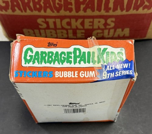 1987 Garbage Pail Kids Series 9 Box 48 Sealed Wax Packs From  Case
