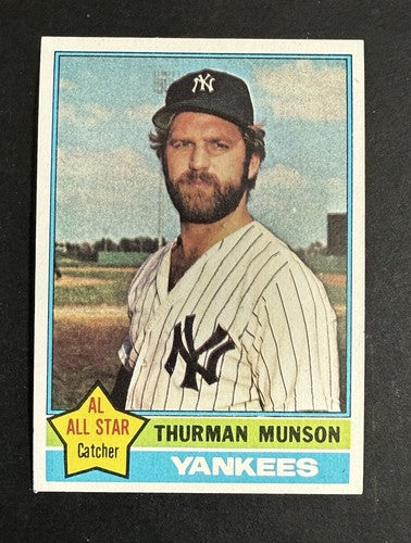 1976 Topps #650 Thurman Munson Dead Centered Beauty Yankees MVP Year Nm Near MT