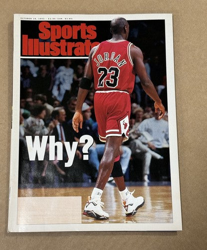 Sports Illustrated October 18 1993 Michael Jordan Bulls Why? No Label S.i Mint